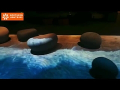 인터랙트 플로어 프로젝션 3D 몰입실 홀로그램 플로어 프로젝션 게임 몰입 프로젝션