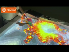 어린이 놀이공원 제품 AR 프로젝션 모래 테이블 인터랙티브 프로젝션 지도 모래