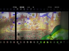 인터랙티브 월 프로젝션 게임 스매싱 볼 인터랙티브 프로젝터 시스템