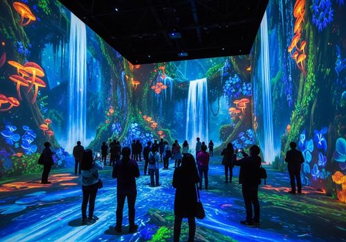 에 대한 최신 회사 뉴스 How Businesses Can Choose the Right Immersive Projection System: Tips for Interactive Wall and Floor Projection