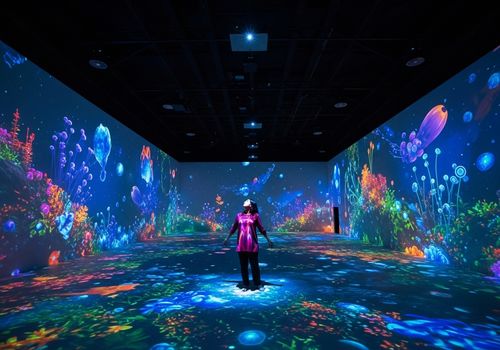 에 대한 최신 회사 뉴스 An Immersive Projection System Installation Guide: Space Layout Suggestions for Interactive Wall and Floor Projectors
