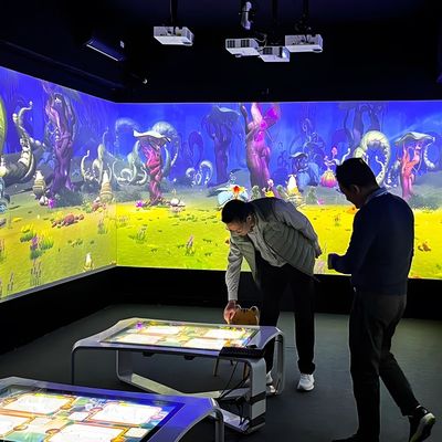 좋은 가격 3d AR 인터랙티브 스캔 그림 인터랙티브 벽 프로젝션 소프트웨어 어린이 인터랙티브 프로젝터 라저 프로젝터 온라인으로