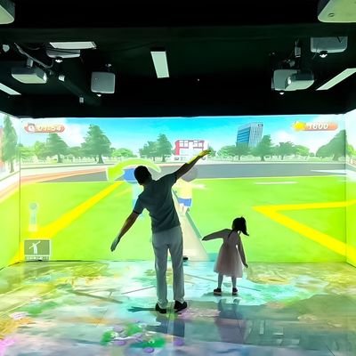 좋은 가격 호텔 장식용 인터랙티브 홀로그램 벽 3D 홀로그램 프로젝터 온라인으로