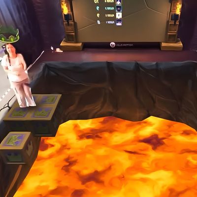 좋은 가격 소셜 게임 VR 아레나 바닥은 라바 인터랙티브 프로젝터 게임 MR AR 장비 온라인으로