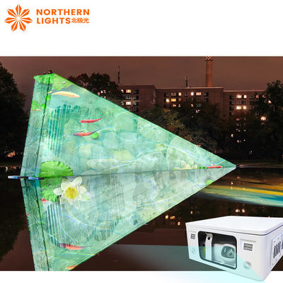 좋은 가격 크리에이티브 3D 프로젝션 애니메이션 제조자 대형 벽 프로젝션 지도 온라인으로