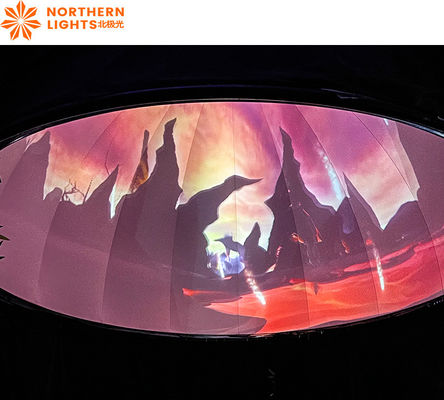좋은 가격 3D 돔 프로젝션 시뮬레이터 영화관용 몰입 프로젝션 온라인으로