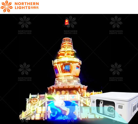 좋은 가격 3d 비디오 동적 야외 건물 건설 프로젝션 지도 프로젝터 온라인으로