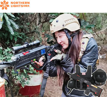 좋은 가격 상업용 라이브 액션 CS 총과 웨스트 멀티 플레이어 무선 레이저 태그 장비 온라인으로