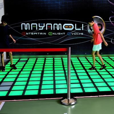좋은 가격 놀이 공원 공장 직접 판매를 위한 LED 댄스 플로어 타일 점프 그리드 온라인으로