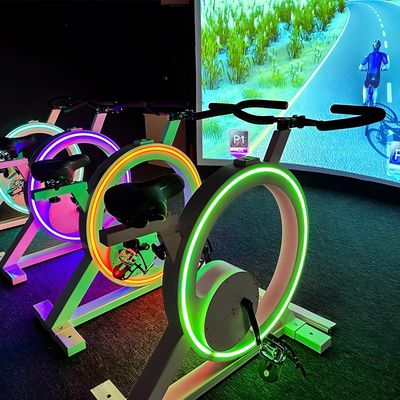 좋은 가격 AR 동적 자전거 경주 게임 인터랙티브 프로젝션 VR 운동 자전거 비디오 게임 온라인으로