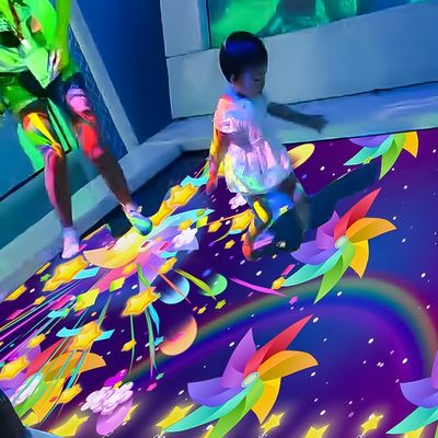 좋은 가격 트램폴린 인터랙티브 프로젝션 게임 3500 루멘스 인터랙티브 바닥 게임 프로젝터 온라인으로