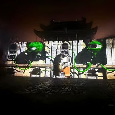 좋은 가격 3D 프로젝션 매핑 프로젝터 8500 루멘스 건물 프로젝션 매핑 온라인으로