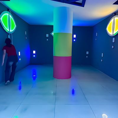 좋은 가격 공포 Escape Room 인터랙티브 라이트 Hide Wall 게임 팀 협업 어린이 성인 온라인으로
