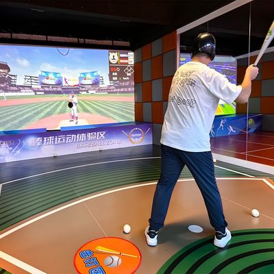 좋은 가격 실내 가상 현실 스포츠 Ar 프로젝션 스마트 야구 시뮬레이터 야구 시뮬레이션 온라인으로