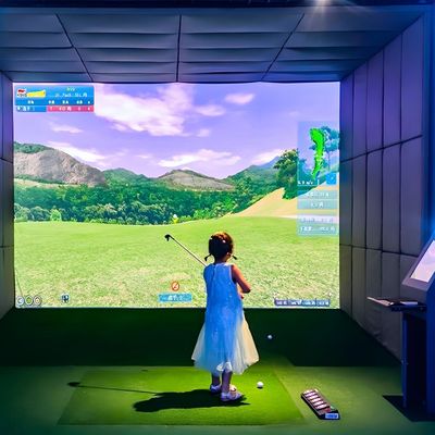 좋은 가격 500kg 최대 용량 골프 시뮬레이터 Indoor Driving Range 한국 시스템 온라인으로