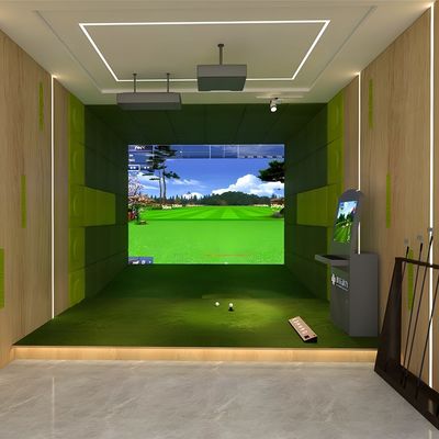 좋은 가격 3D 프로젝션 가상 홈 실내 골프 시뮬레이터 시스템 온라인으로