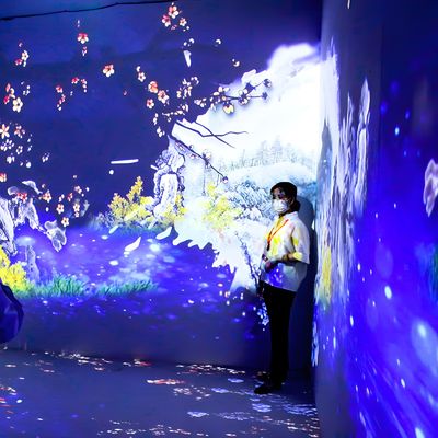 좋은 가격 호텔용 3D 홀로그램 몰입형 벽 다채널 바닥 프로젝션 온라인으로