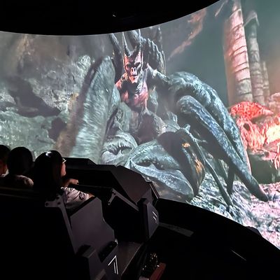 좋은 가격 실내 Rich Films 대형 프로젝션 곡면 스크린 Dynamic 7d 철도 극장 온라인으로