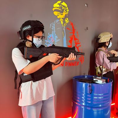 좋은 가격 야외 레이저 태그 장비 총과 웨스트 멀티 플레이어 레이저 태그 무기 게임 기계 온라인으로