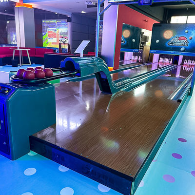 좋은 가격 Complete Indoor Bowling Alley Set with 2000kg Weight and 590X240X240cm Size for Entertainment and Playground 온라인으로