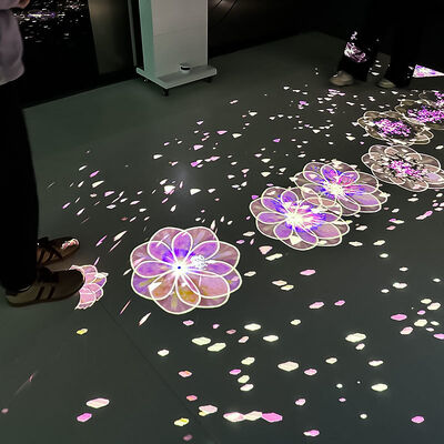 좋은 가격 Mobile Interactive Floor Projection System with 4000 Lumens Brightness and Multiplayer Operated Interactive Experience 온라인으로