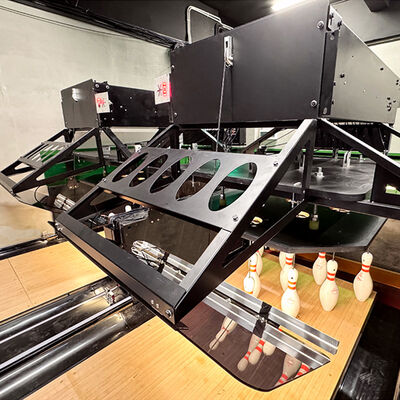 좋은 가격 Coin Operated Bowling Machine with Rubber and Wooden Materials for Indoor Entertainment 2000 kg Capacity 온라인으로