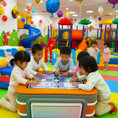 좋은 가격 38.2인치 와이드 4인용 인터랙티브 게임 테이블 (멀티터치 보드 및 교육용 애니메이션 디스플레이 포함) 온라인으로