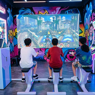 좋은 가격 북극광 레이싱 인터랙티브 홀로그래픽 인터랙티브 프로젝션 스포츠 피트니스 장비 다이나믹 바이크 온라인으로