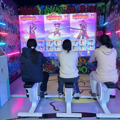 품질 300W 파워, 5200루멘 밝기, 20000시간 광원 수명을 갖춘 몰입형 인터랙티브 사이클링 시스템 스마트 피트니스 바이크 공장