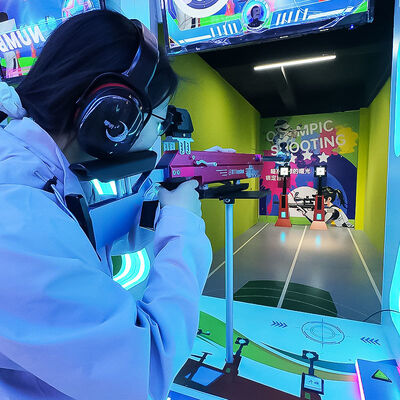 좋은 가격 실내 상용 동전 조작 촬영 아케이드 기계 여러 플레이어를 위한 올림픽 촬영 시뮬레이션 온라인으로