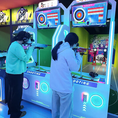 좋은 가격 어린이 놀이 센터, 가족 엔터테인먼트 센터용 코인 작동식 레드닷 타겟 시뮬레이터, 안전한 비발사 레이저 슈팅 아케이드 머신 온라인으로