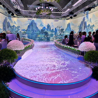 품질 실내 몰입형 인터랙티브 프로젝션 시스템 인터랙티브 프로젝션 벽 인터랙티브 바닥 프로젝션 가격 공장