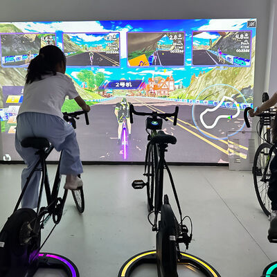 좋은 가격 인터랙티브 프로젝션 바이크 3500 루멘스 밝기와 1280*800 해상도 평생 무료 게임 업데이트 온라인으로